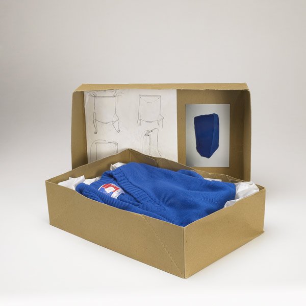 Erwin Wurm (Austrian, b. 1954) Untitled (Sweater),: Erwin Wurm (Austrian, b. 1954) St. Pauls Pullover, 1991; Sweater in box with instructions; Signed, dated, titled and numbered 4/7: Provenance: Private Collection, San Francisco