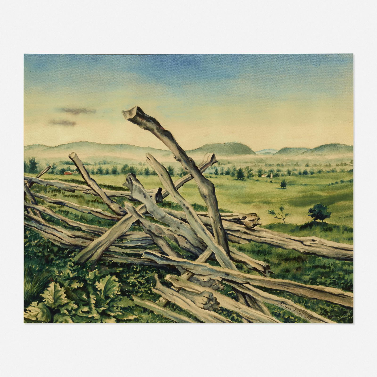 Clarence Holbrook Carter, The Fence (1 of 3)