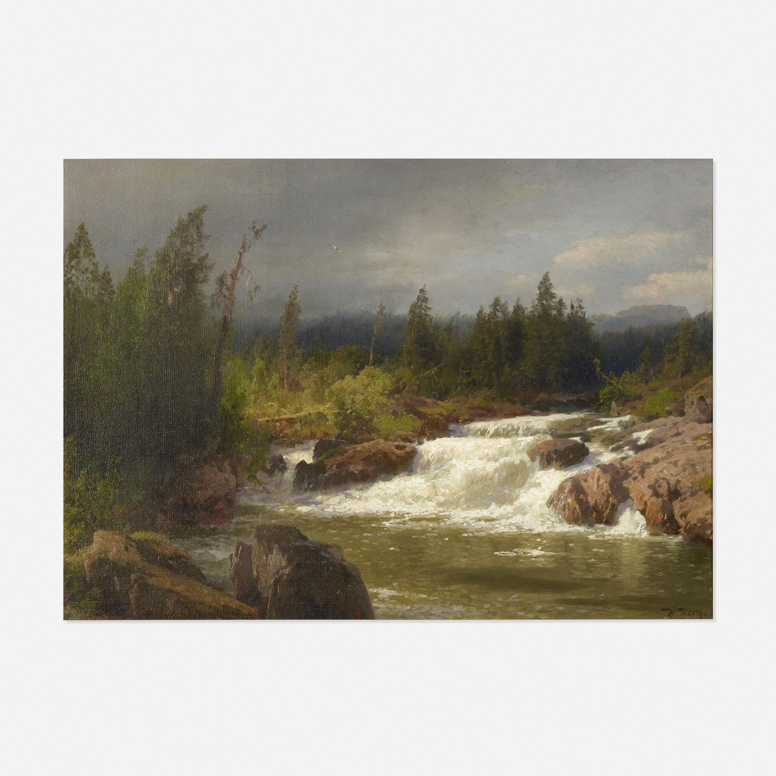 Hermann Ottomar Herzog, River Landscape (1 of 3)