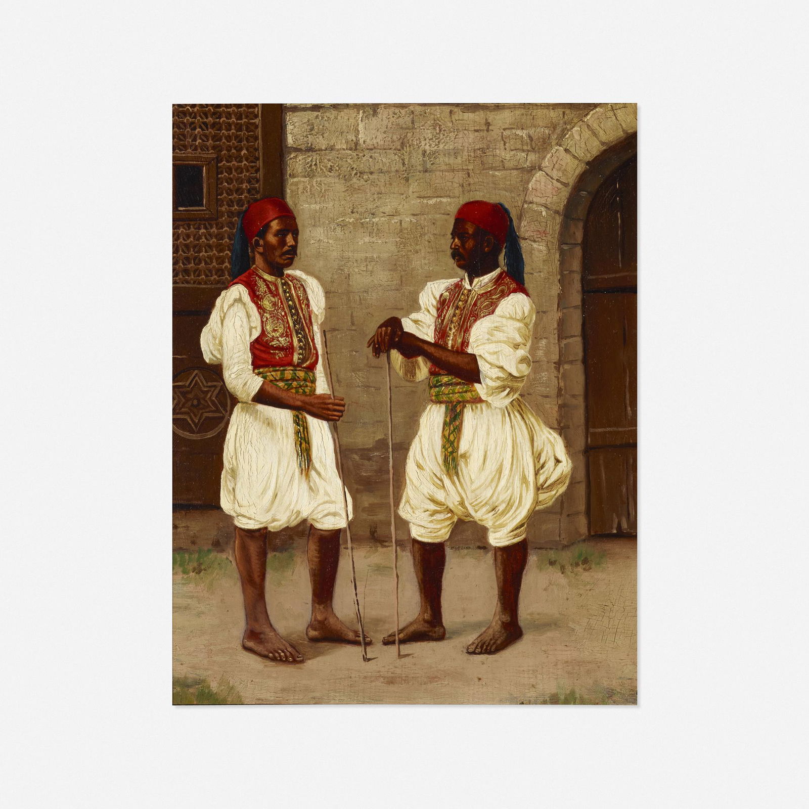 Artist Unknown, Orientalist painting (1 of 3)