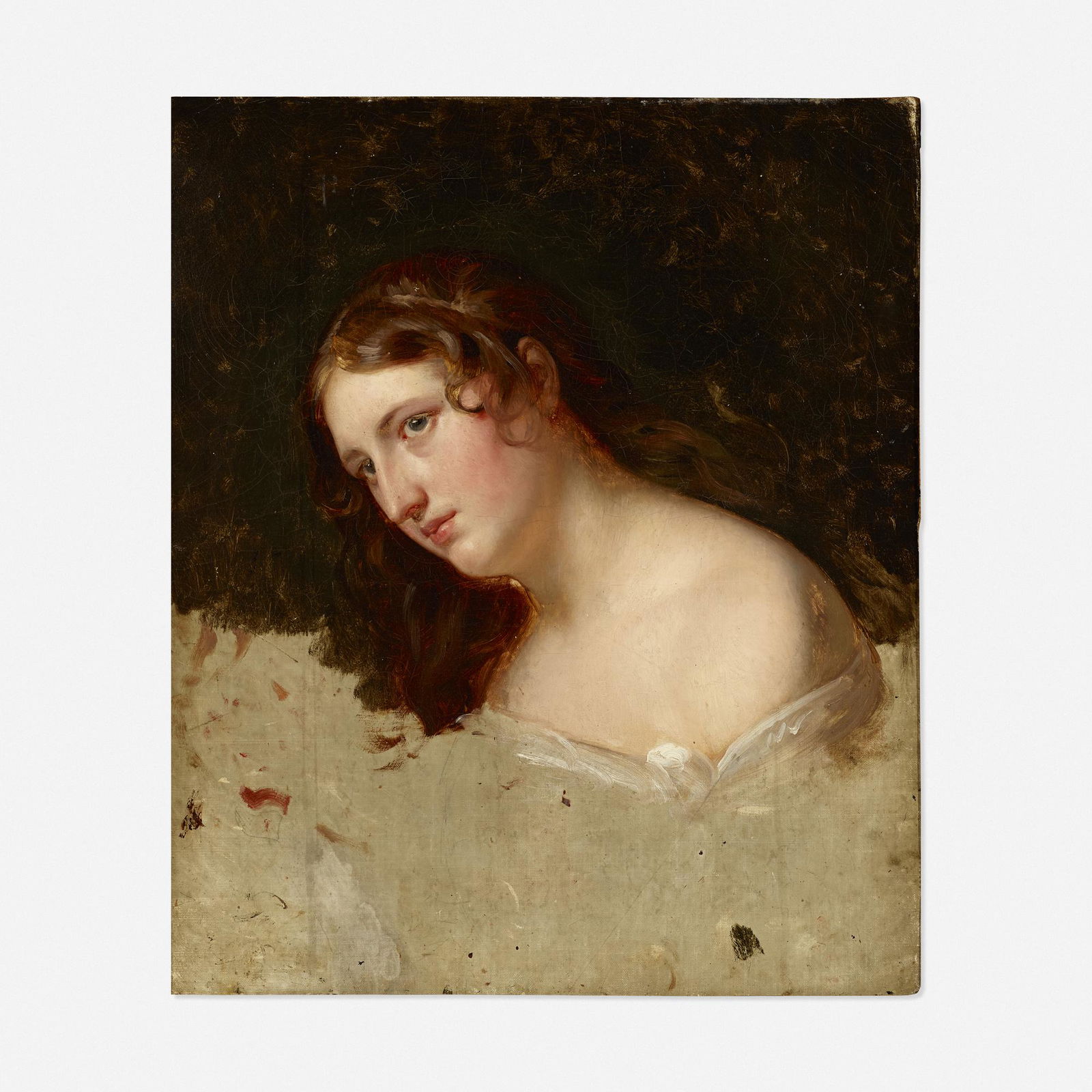 Circle of Thomas Sully, Portrait of a Woman: Circle of Thomas Sully Portrait of a Woman first half of 19th c.oil on canvas25 h × 20.75 w in (63 × 53 cm)