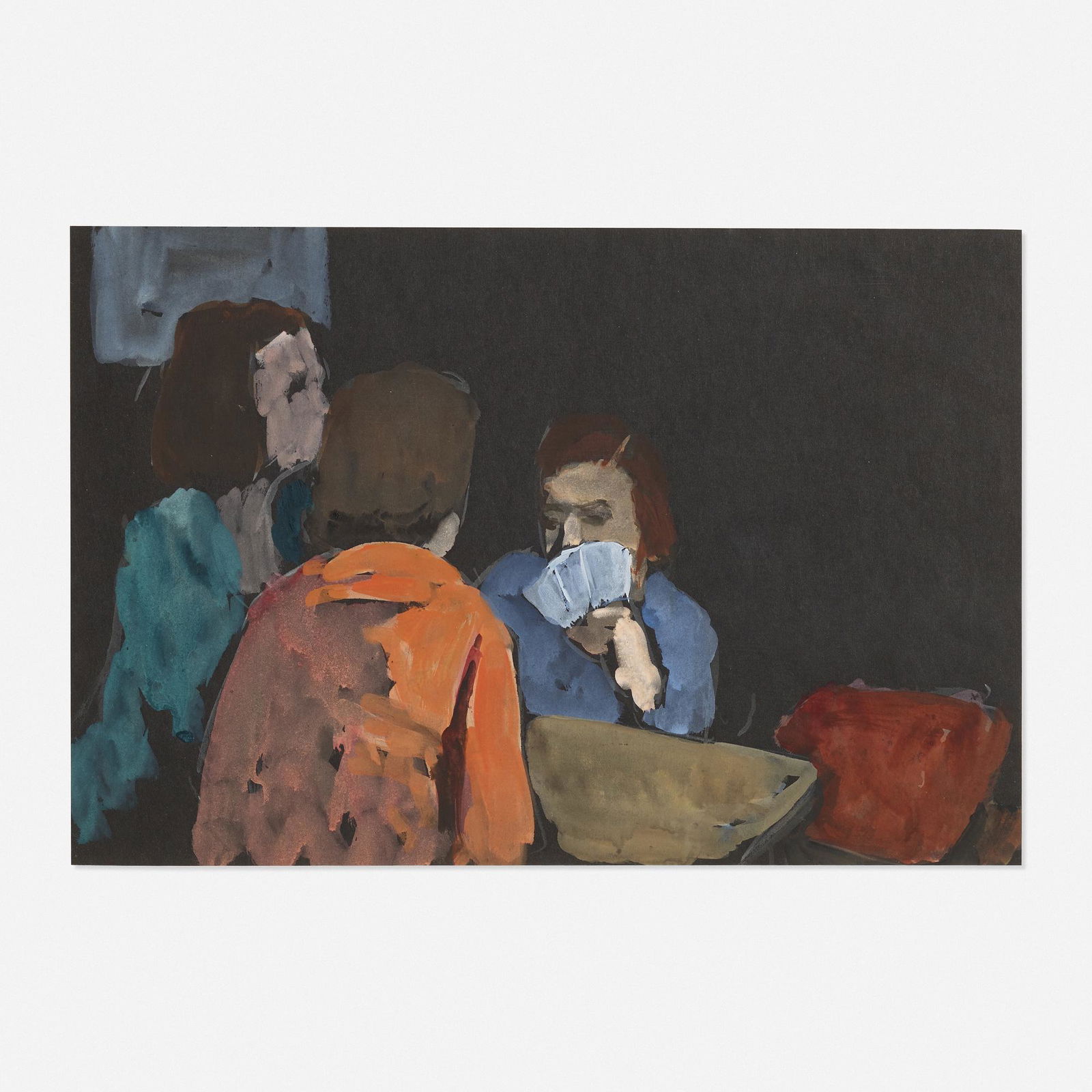 Gershon Benjamin, The Card Players (1 of 3)