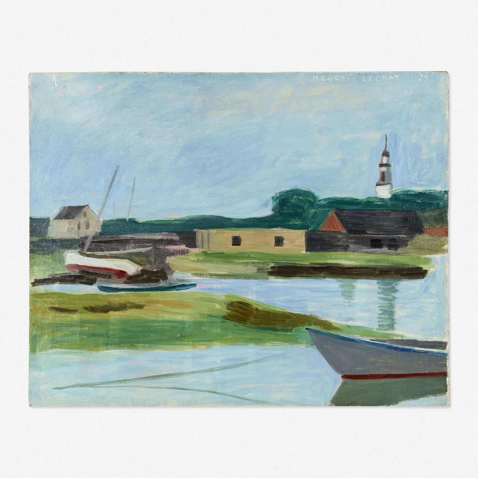 Myron Lechay, Kennebunk River (1 of 3)