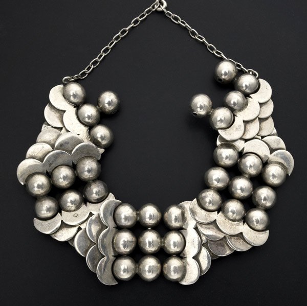 INTRICATE SILVER BRACELET BY HECTOR AGUILAR