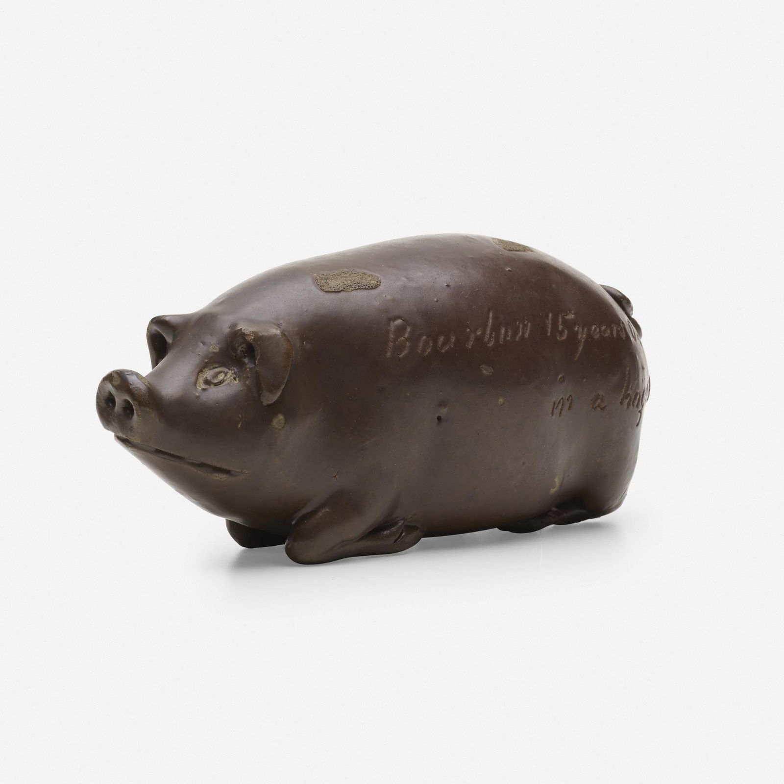 Anna Pottery, Pig flask (1 of 4)