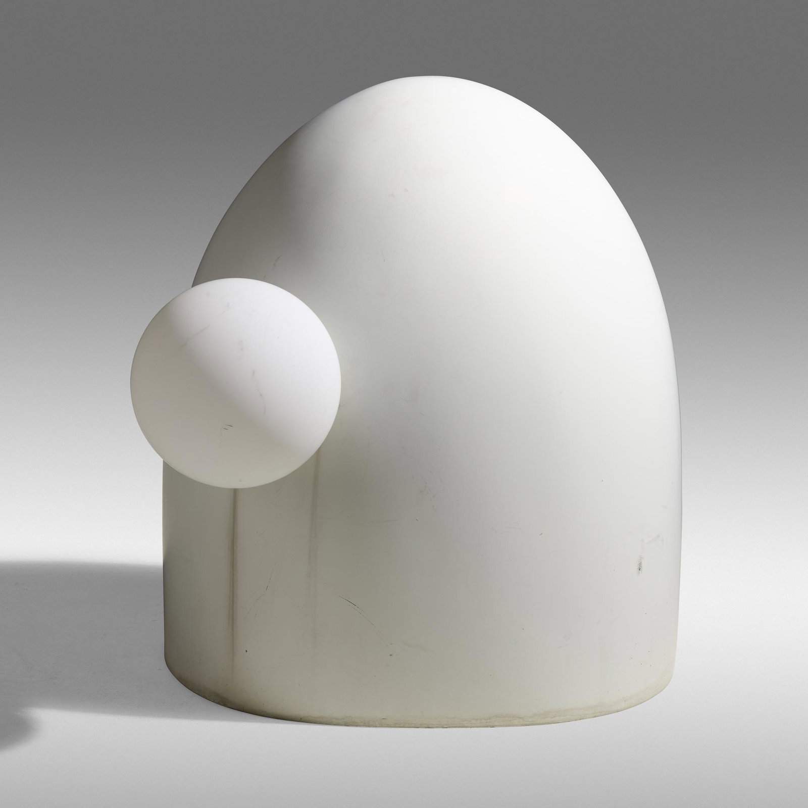 Ken Smith, Custom illuminated outdoor sculpture: Ken Smith Custom illuminated outdoor sculpture Ken Smith Workshop USA, 2011 fiberglass, milk glass 32 h × 33 w × 28.5 d in (81 × 84 × 72 cm) Provenance: