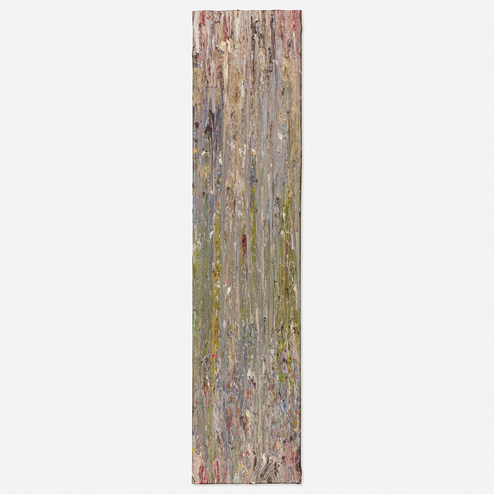 Larry Poons, Cantilla: Larry Poons Cantilla 1980acrylic on canvas77.5 h × 18 w in (197 × 46 cm) Signed, titled and dated to verso '1980 Larry Poons Cantilla'. Provenance: André Emmer