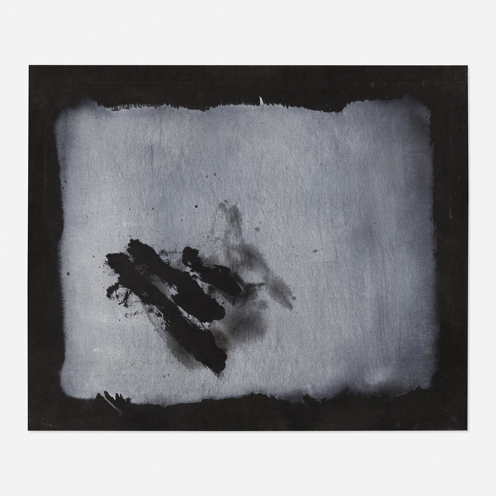 Cleve Gray, Twice Three: Cleve Gray Twice Three 1977acrylic on canvas30 h × 36 w in (76 × 91 cm) Signed, titled and dated to verso 'Gray 77 Twice Three'. Provenance: Private Collection