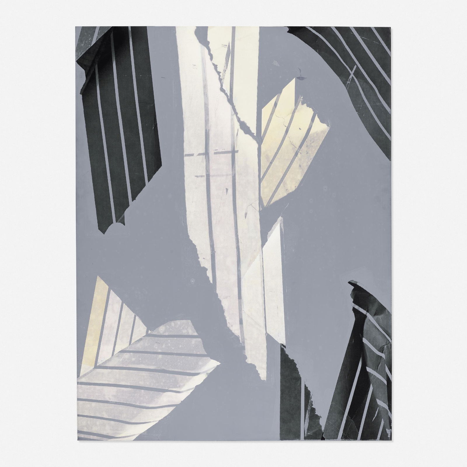 Alex Hubbard, Untitled (SK3): Alex Hubbard Untitled (SK3) 2008oil on aluminum62 h × 47.5 w in (157 × 121 cm) Signed, titled and dated to verso 'Untitled (SK3) A. Hubbard 2008'. Provenance: