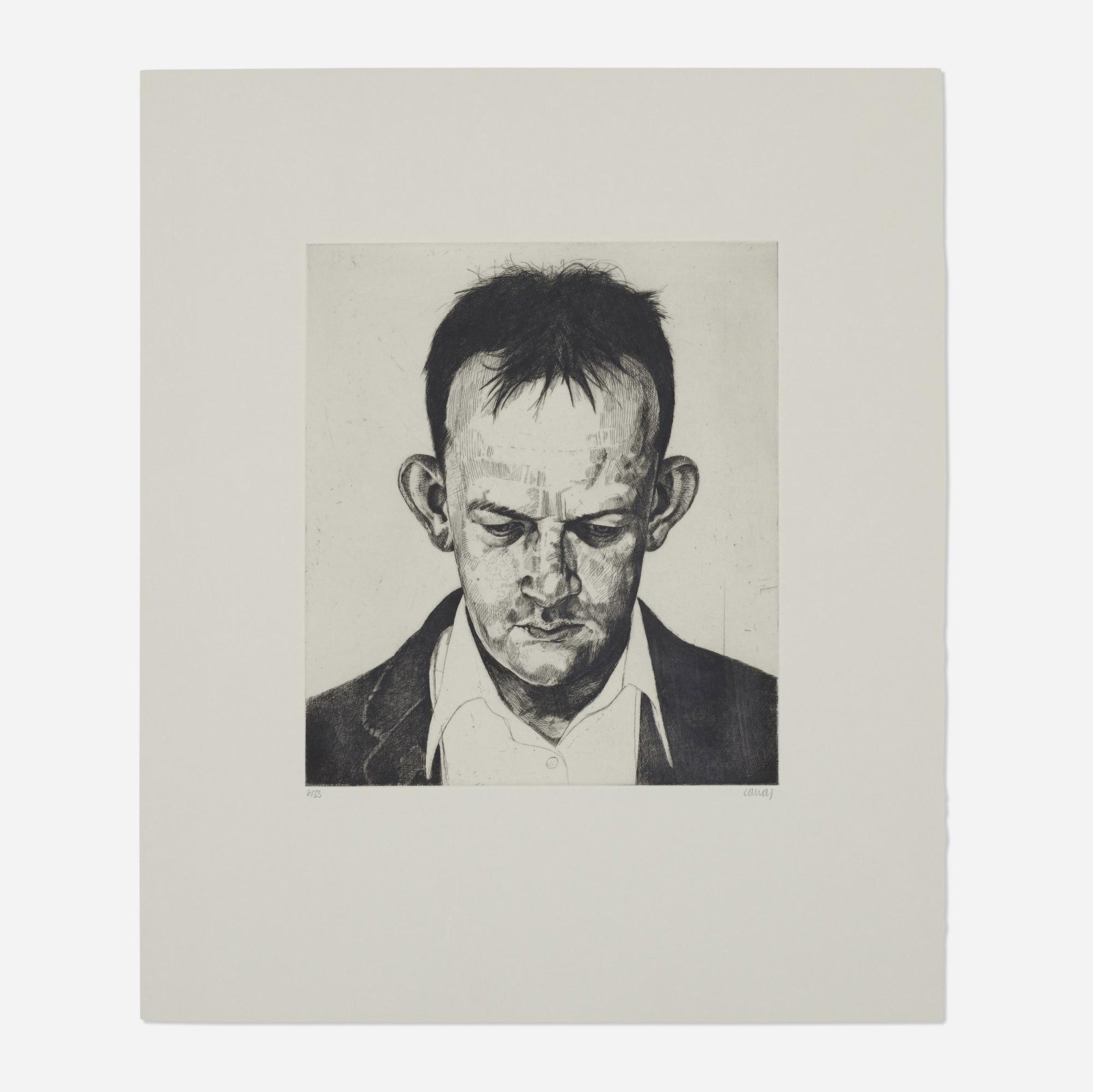 Stephen Conroy, T.T. III: Stephen Conroy T.T. III 2003etching24.25 h × 20.5 w in (62 × 52 cm) Image measures: 13.75 h x 12 w inches Signed and numbered to lower edge '6/35 Conroy'. This work is number 3