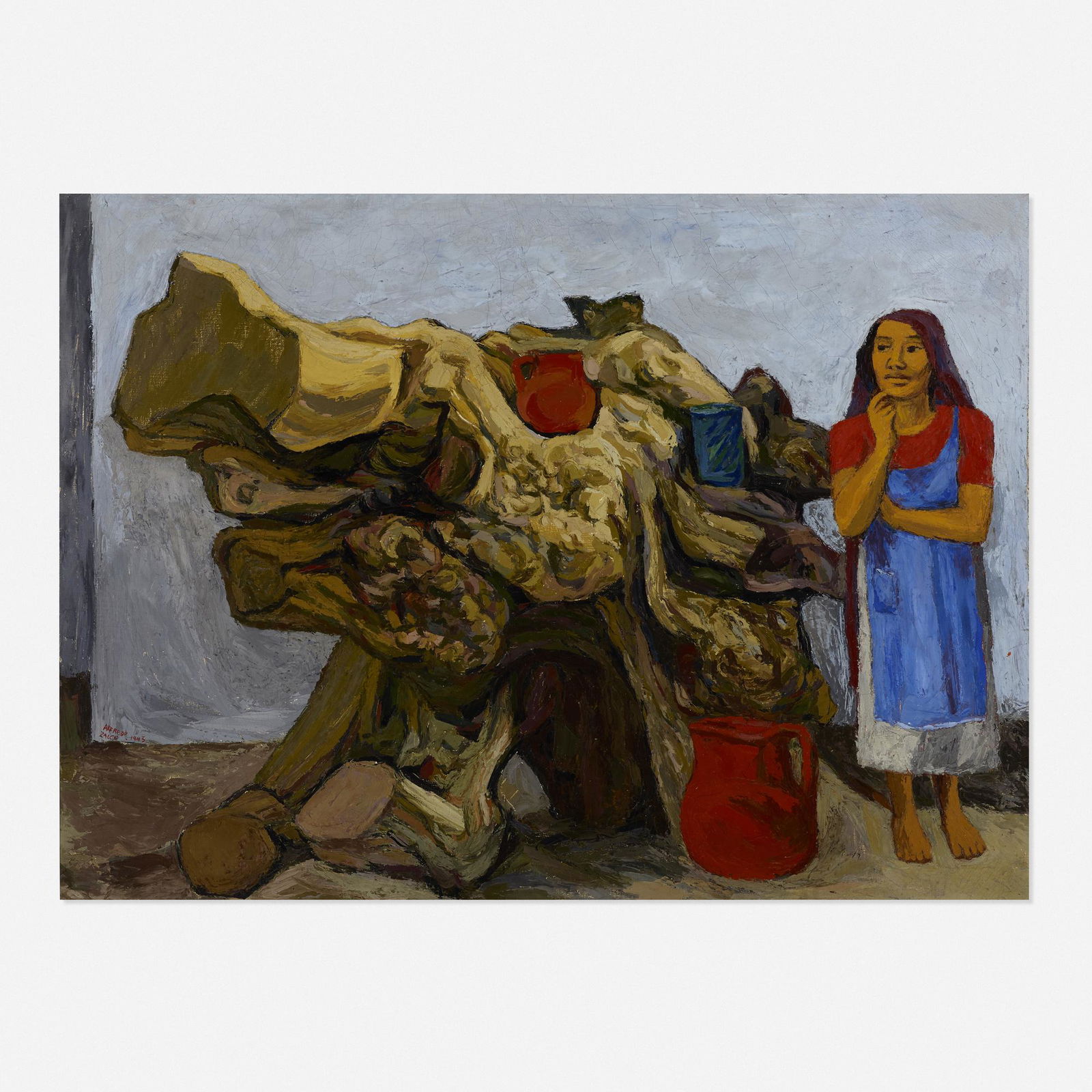 Alfredo Zalce, Woman Selling Water (1 of 3)