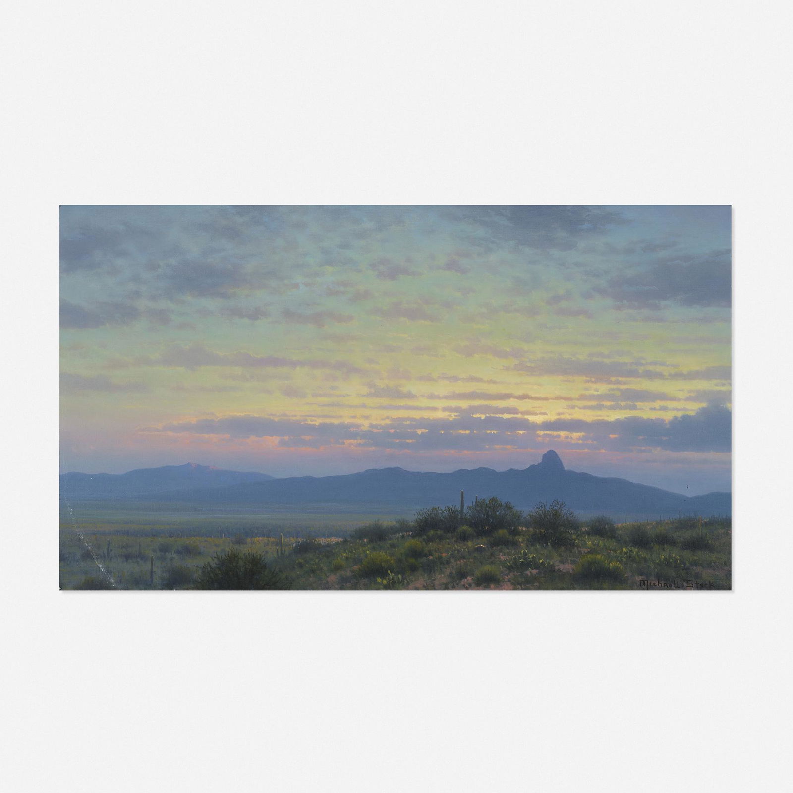 Michael Stack, Morning Sky Near Covered Wells (1 of 3)
