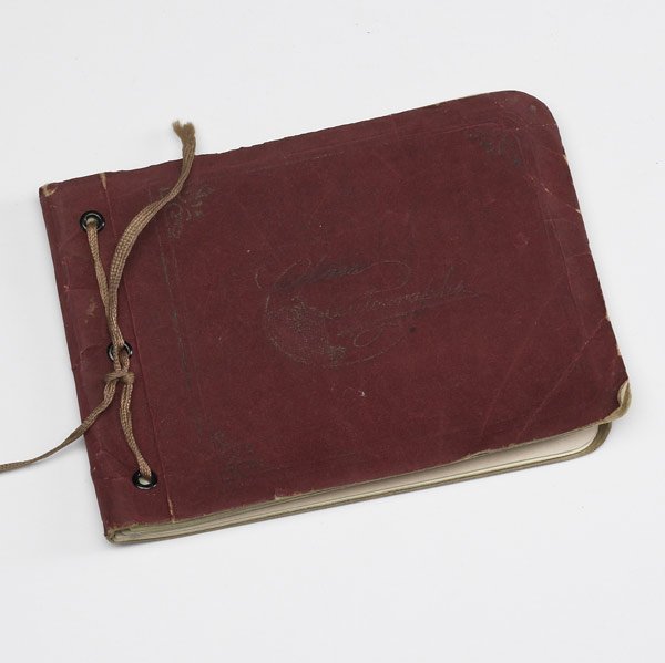 AUTOGRAPH BOOK: AUTOGRAPH BOOK Includes signatures of Clark Gable, Sidney Blackmer, Lynton Wright Brent, Thelma Todd and others ca. 1930.
