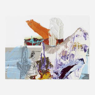 Pia Fries, Untitled (Number 51): Pia Fries Untitled (Number 51) 2000mixed media on paper18 h × 24½ w in (46 × 62 cm) Signed, titled and dated to verso 'No. 51 / 2000 Pia Fries'. Provenance: CR
