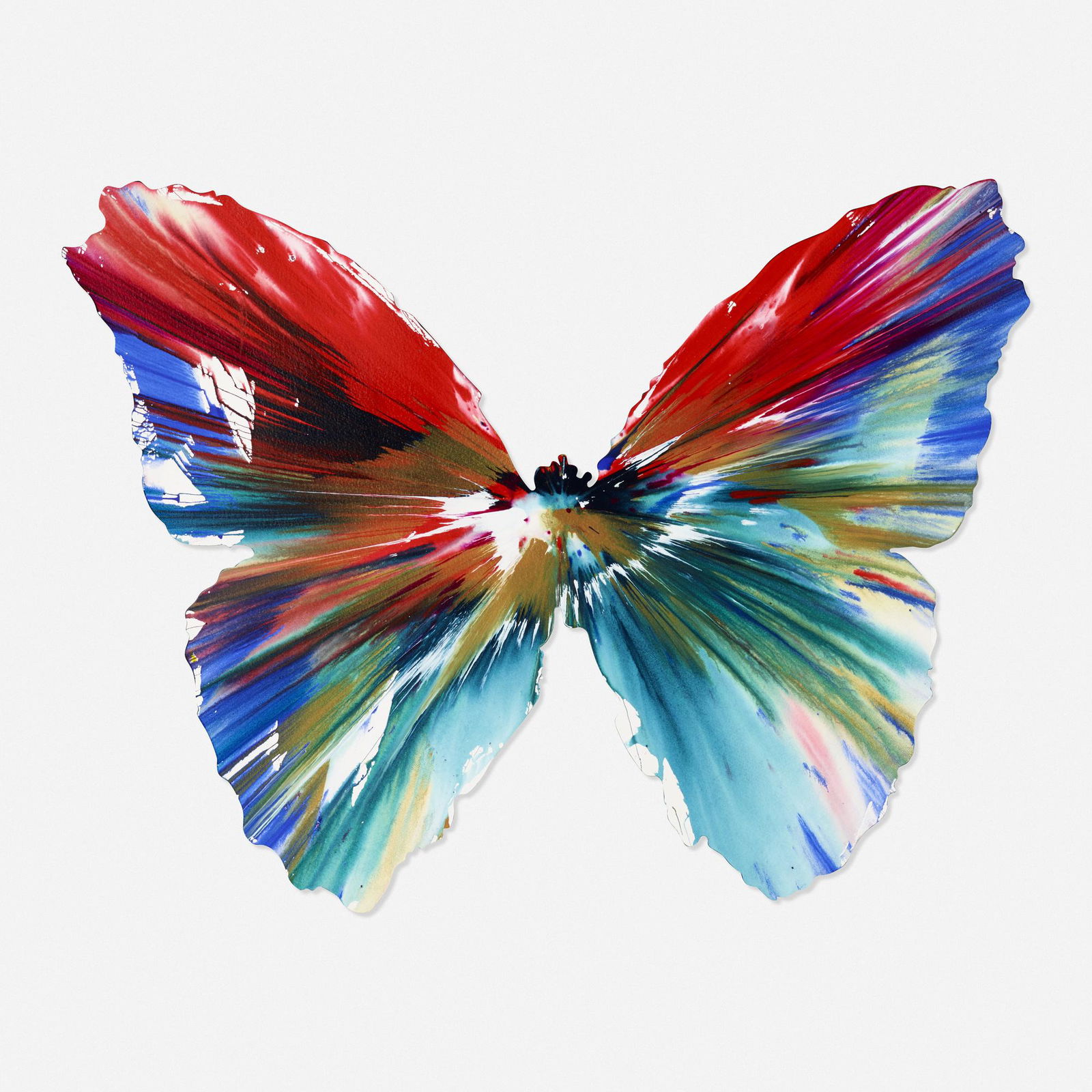 Damien Hirst, Butterfly Spin Painting (1 of 3)