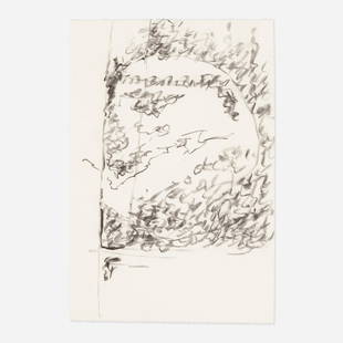 Ursula Von Rydingsvard, Untitled: Ursula Von Rydingsvard Untitled c. 1983charcoal on paper15 h × 22¼ w in (38 × 57 cm) Provenance: New Arts Program, Kutztown This work will ship fr