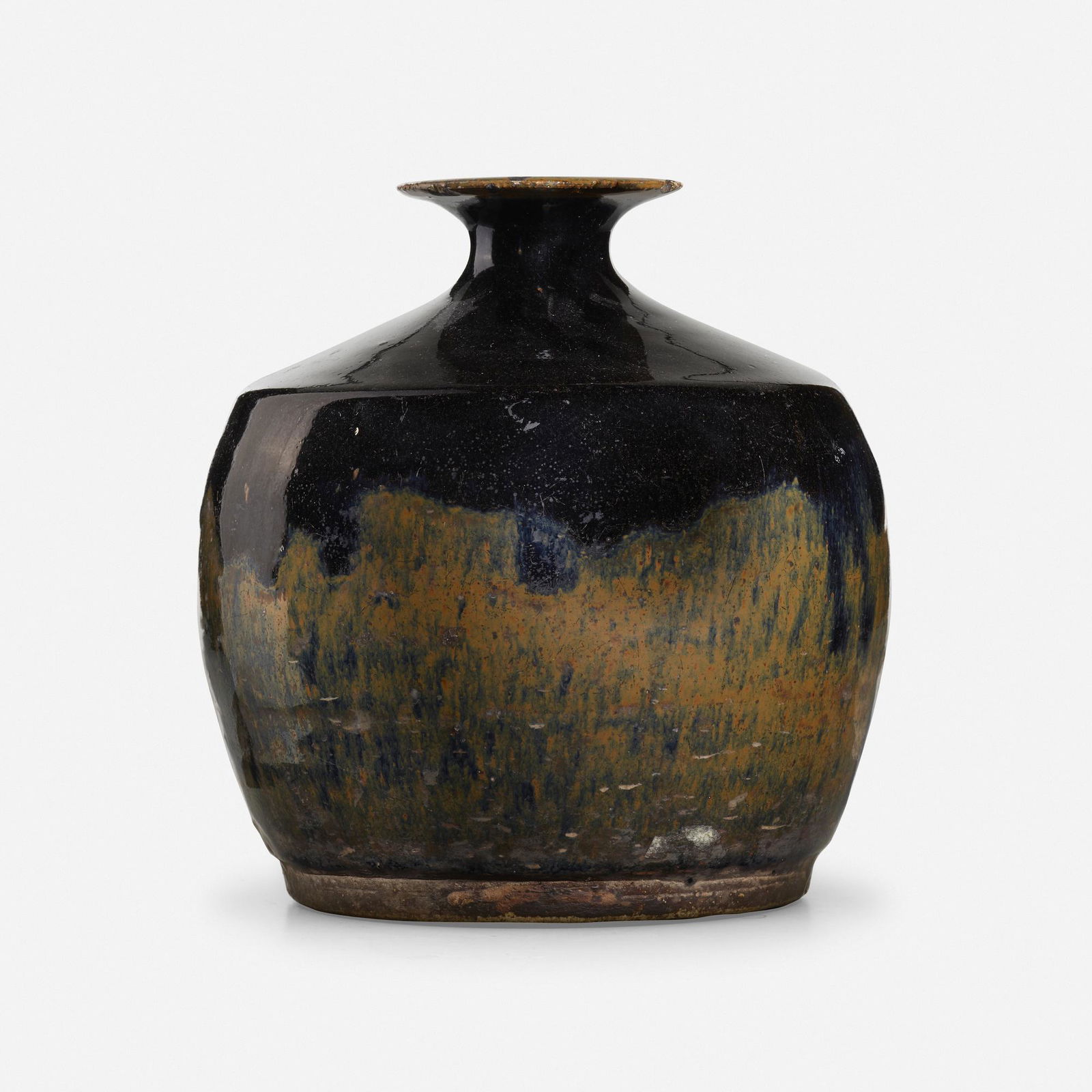 Chinese, Black-glazed vase (1 of 4)