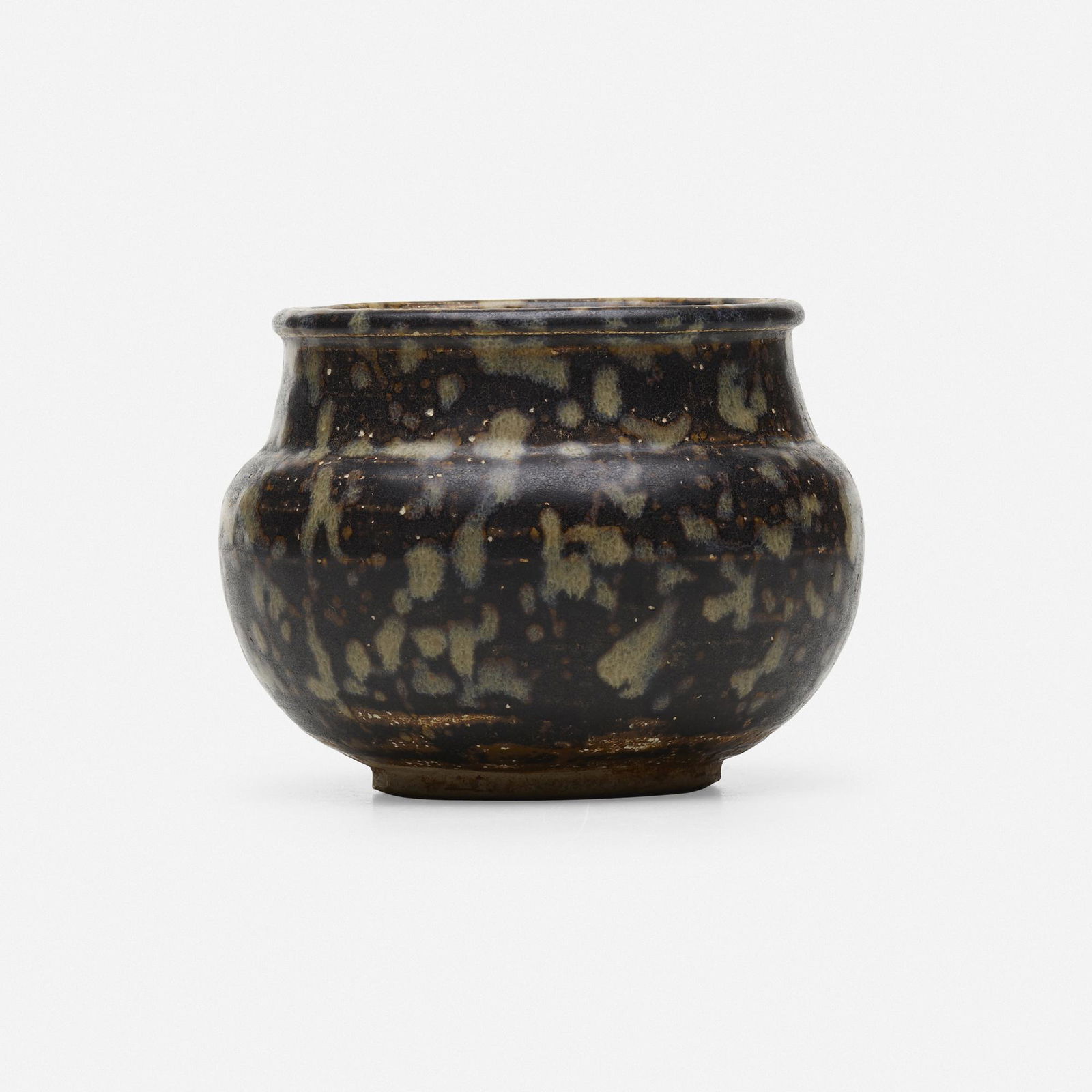 Chinese, Unusual Jizhou Phosphatic-splashed jar (1 of 4)