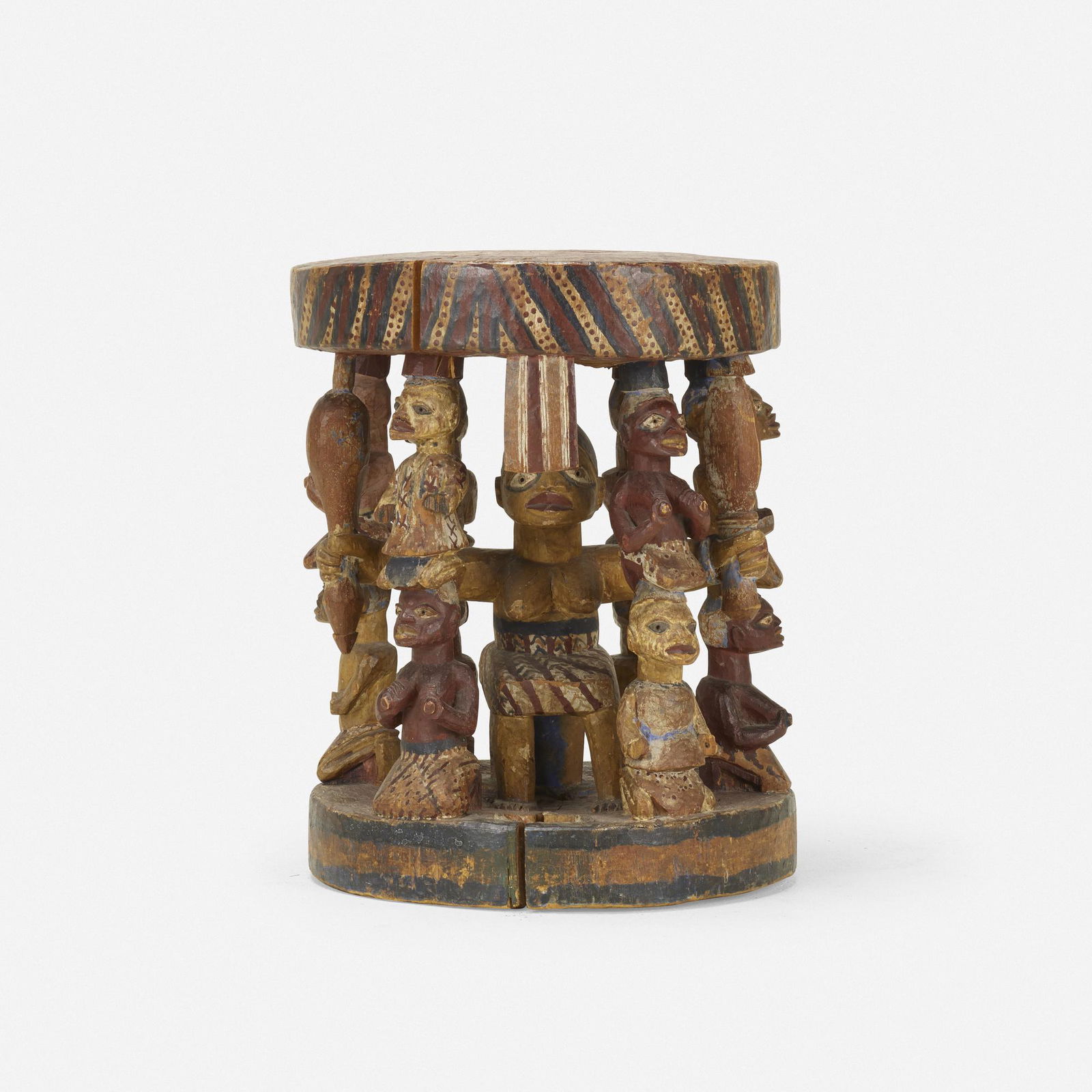 Yoruba artist, Stool (1 of 3)