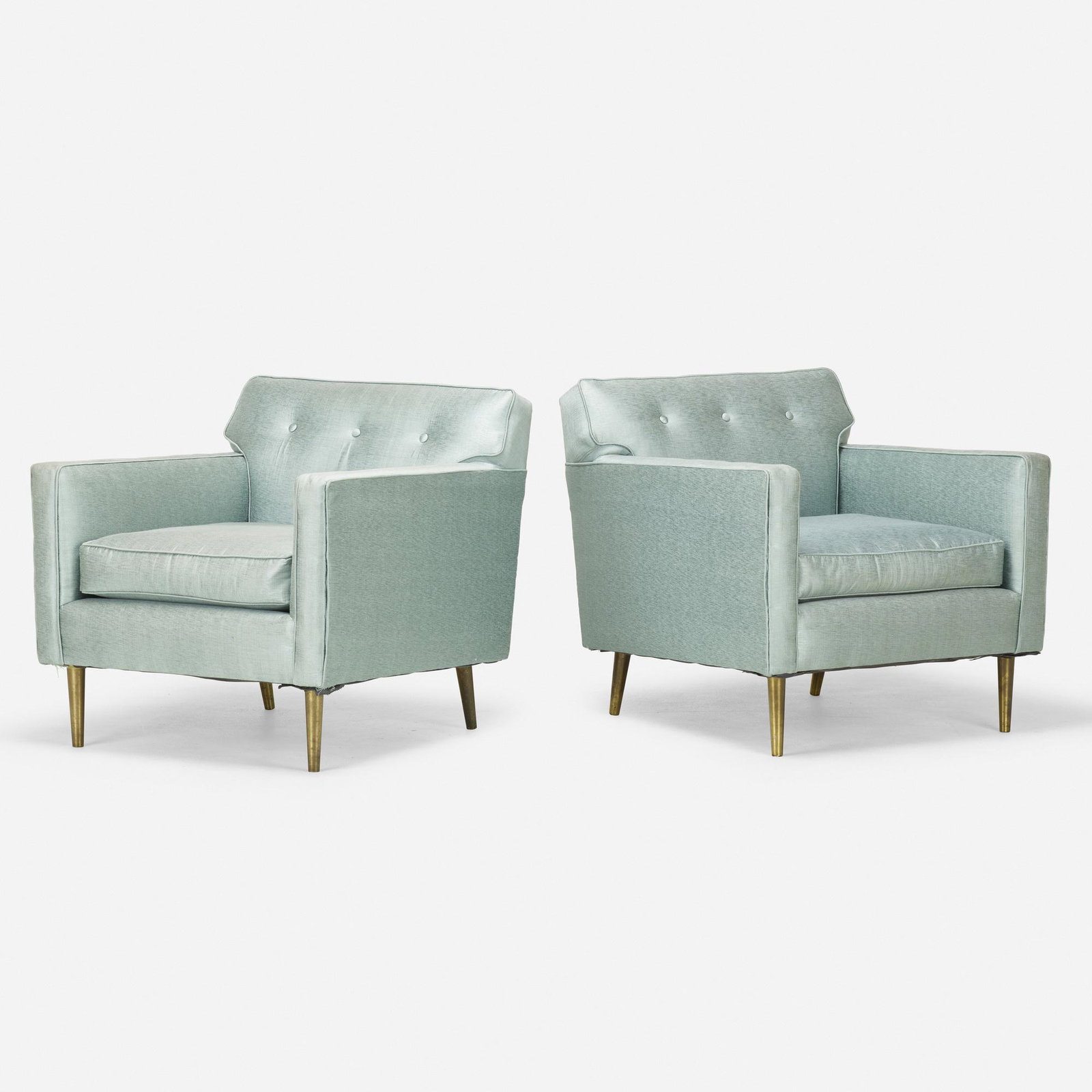 Edward Wormley, Lounge chairs model 4872A, pair (1 of 3)