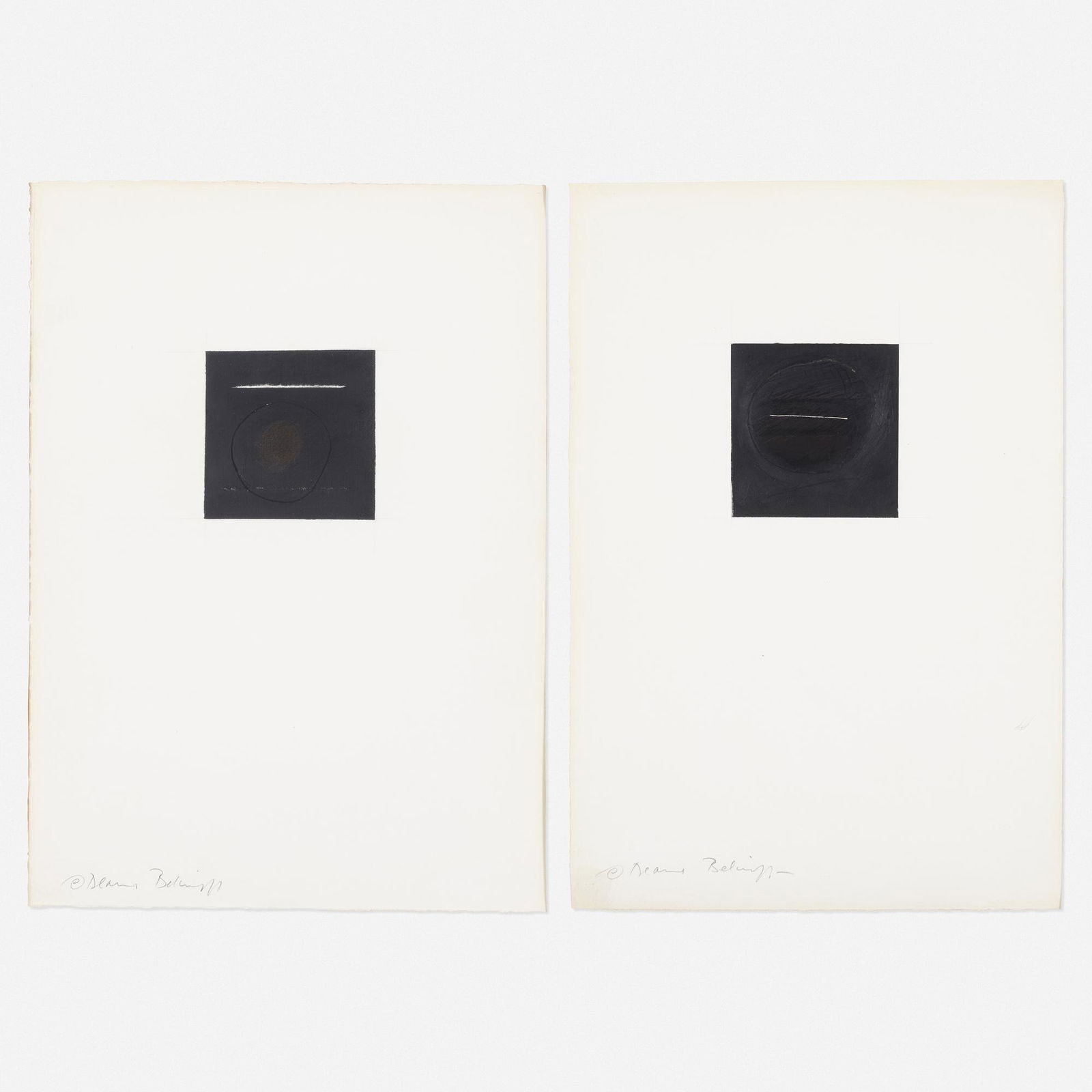 Deanne Belinoff, Untitled (two works) (1 of 3)