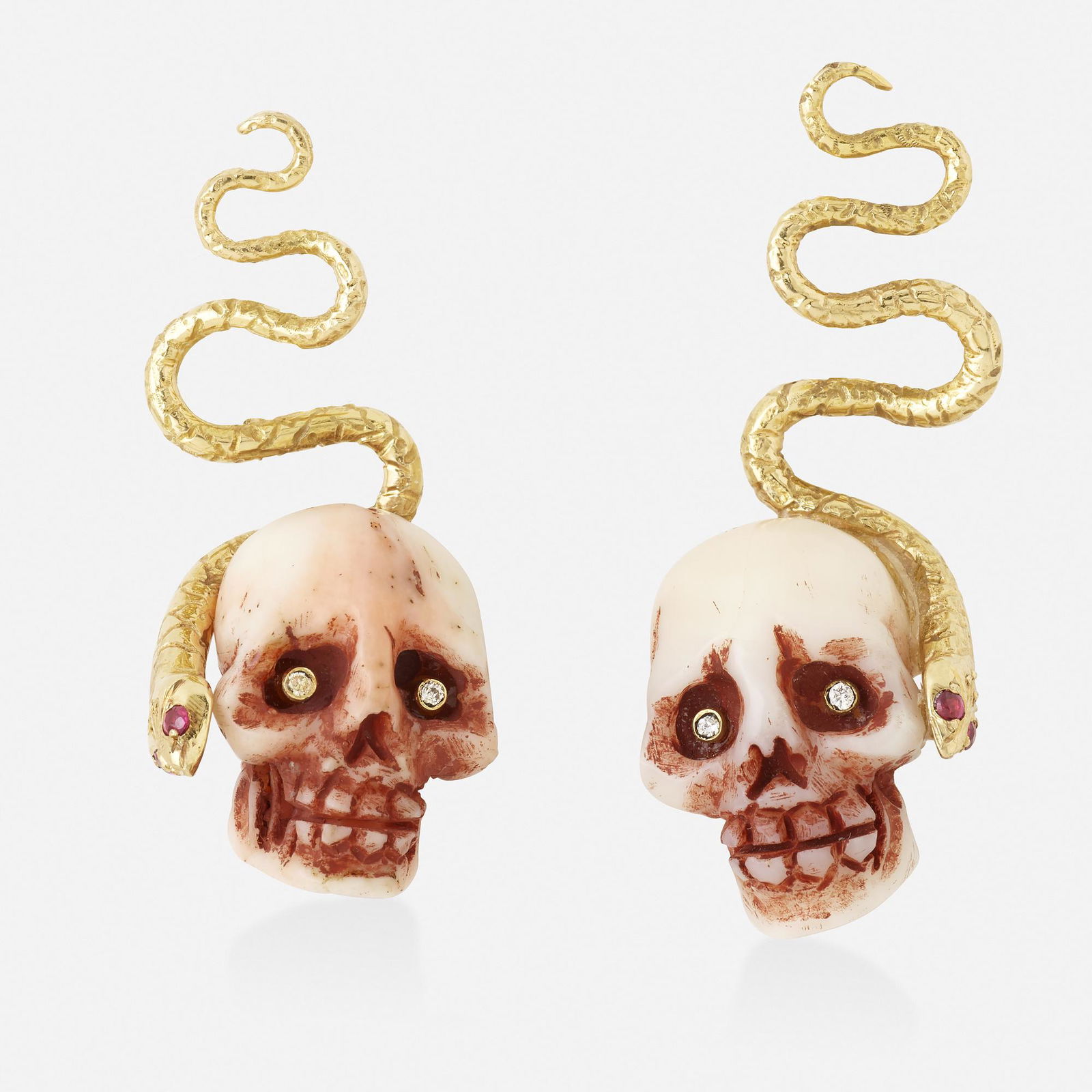 Venetian Memento Mori earrings (1 of 2)
