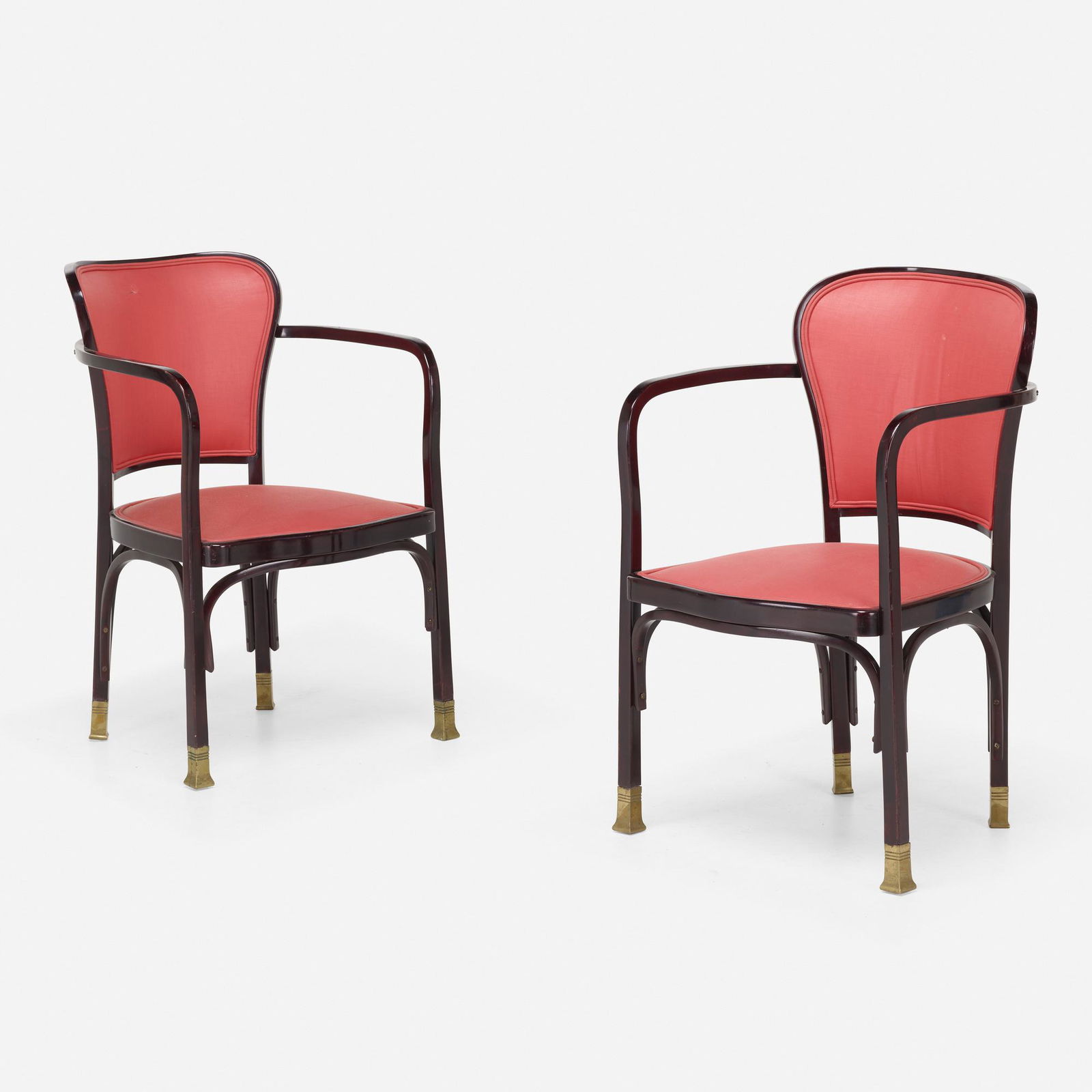 Austrian, Armchairs, pair (1 of 4)