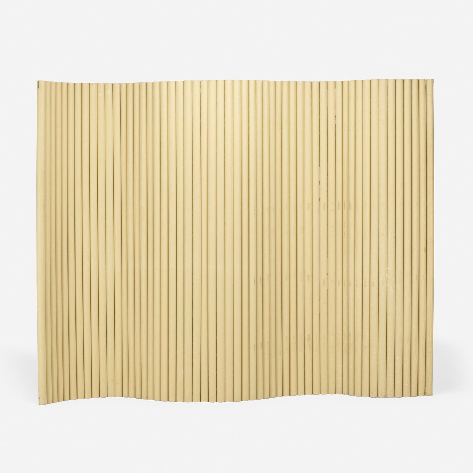 Shigeru Ban, Carta screen: Shigeru Ban Carta screen CappelliniJapan / Italy, 1998varnished cardboard, canvas 70.25 h × 97.5 w × 1.75 d in (178 × 248 × 4 cm) This screen was produced in extr