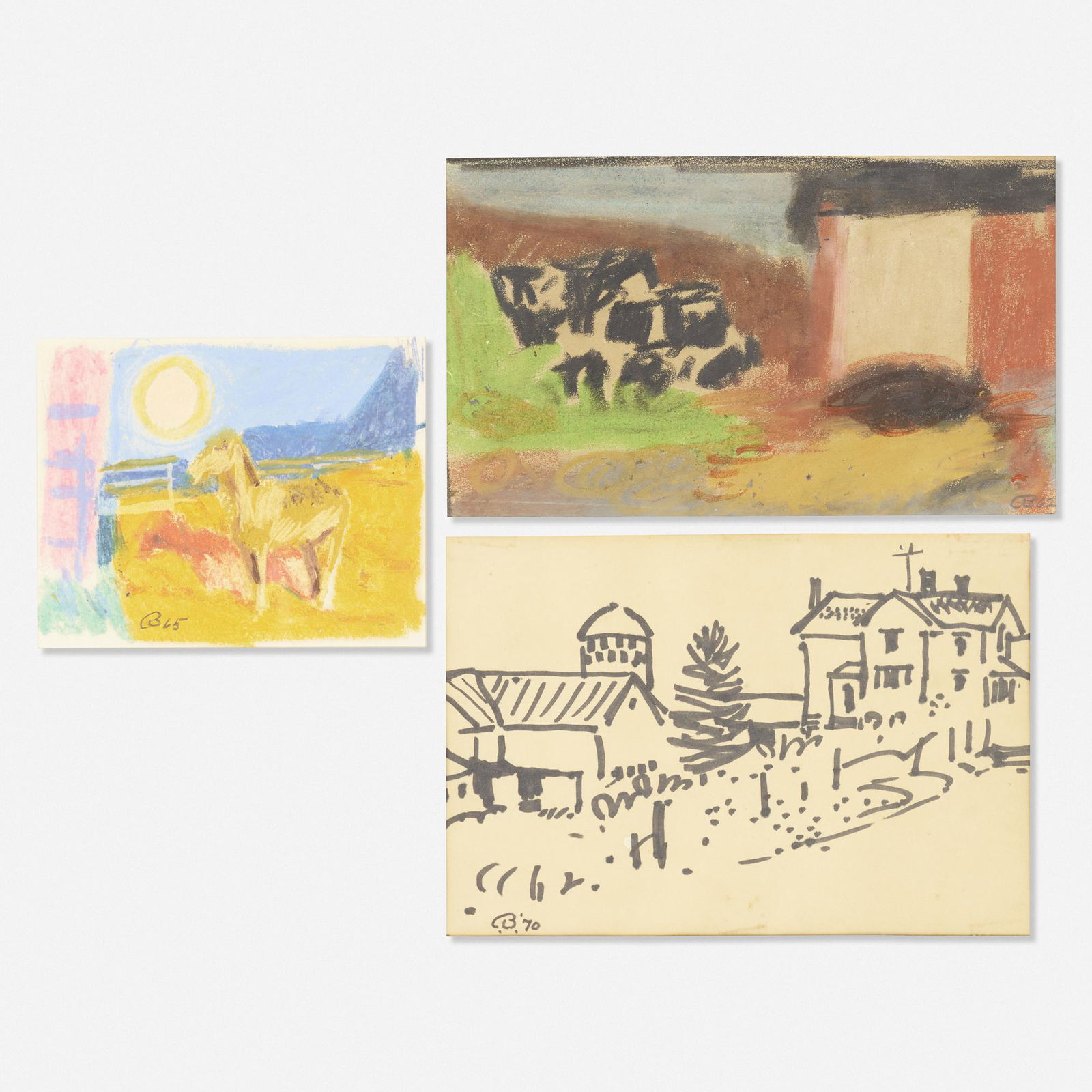 Cameron Booth, Untitled (three works) (1 of 1)