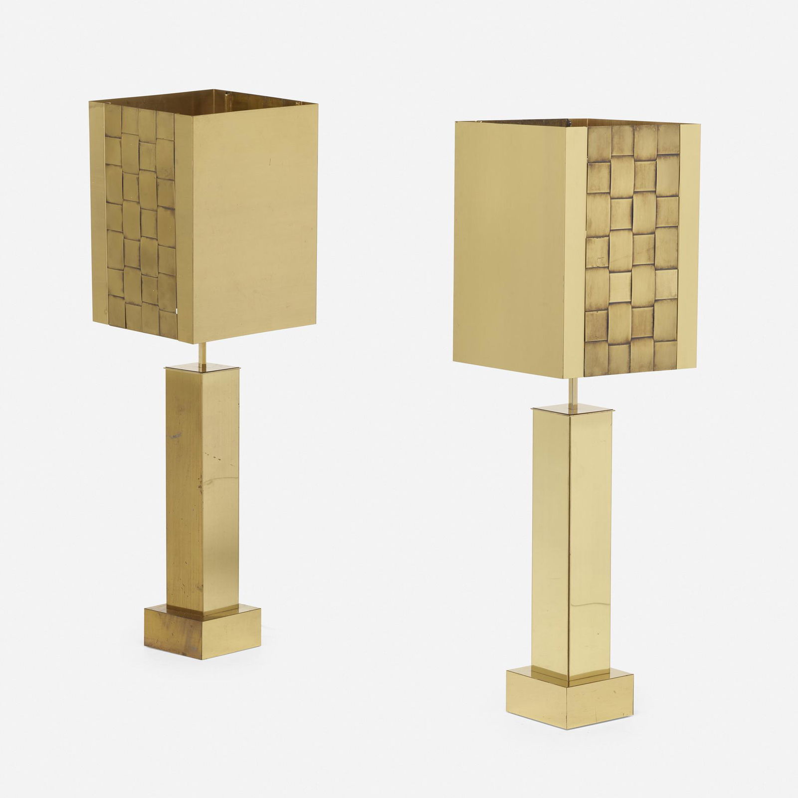 C. Jere, Monumental table lamps, pair (1 of 4)