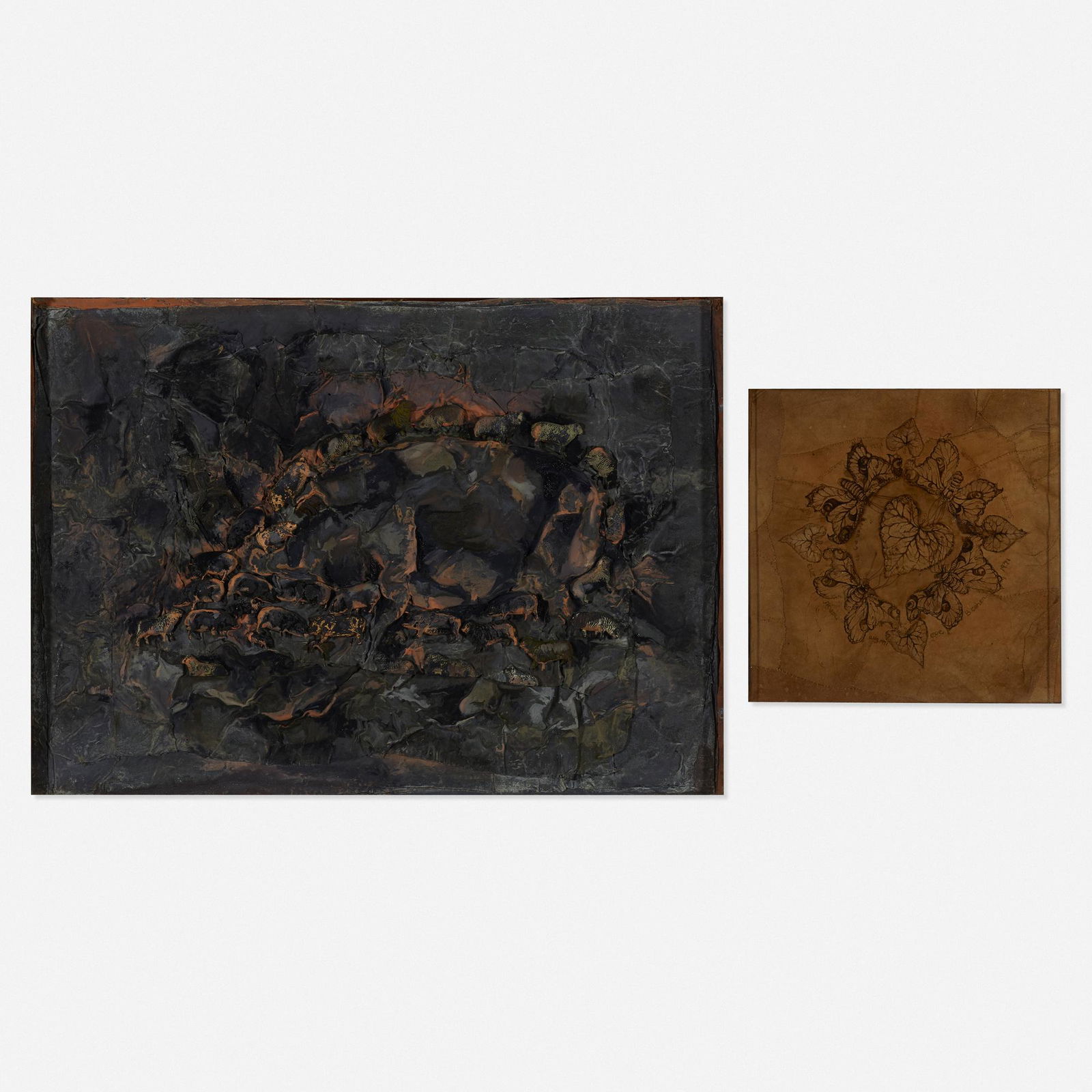 Barry Cohen, Pig Farm Construction; Adam and Eve (1 of 3)