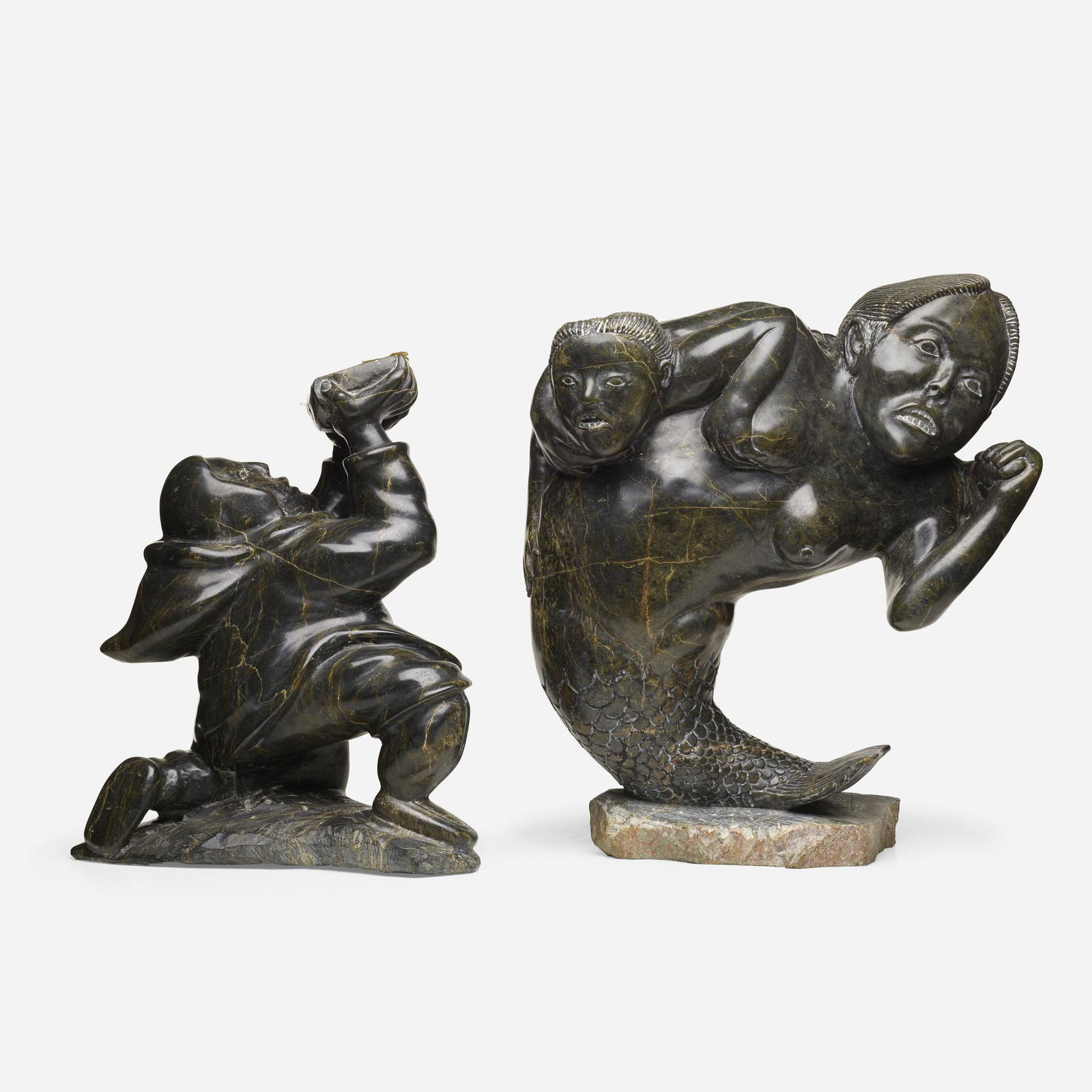 Inuk artists, Carvings, set of two (1 of 3)