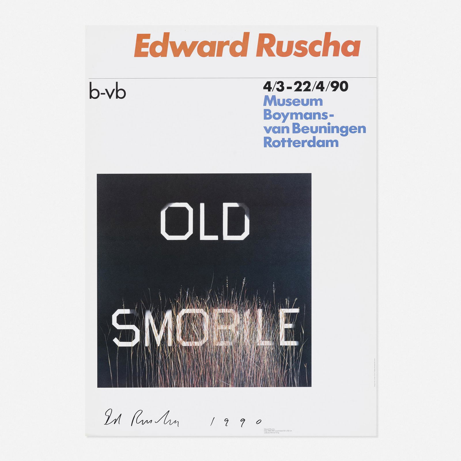 Ed Ruscha, exhibition poster (1 of 2)