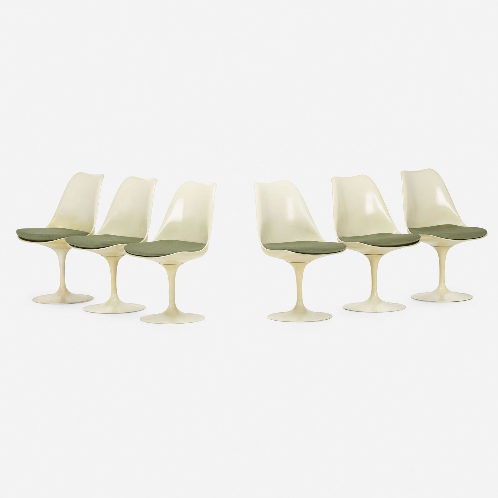 Eero Saarinen, Tulip dining chairs, set of six (1 of 3)