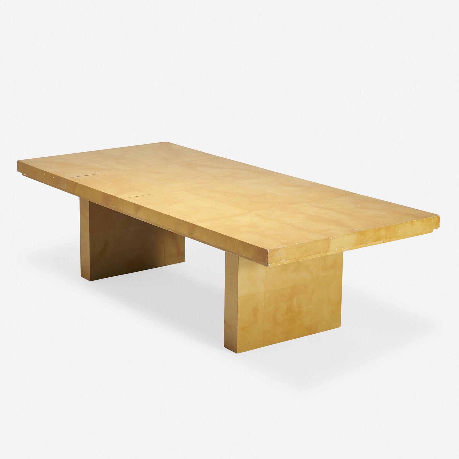 In the manner of Karl Springer, Large dining table (1 of 1)