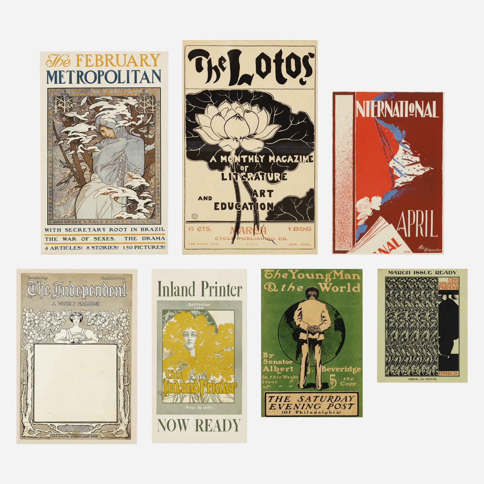 Various Artists, Seven magazine posters (1 of 3)