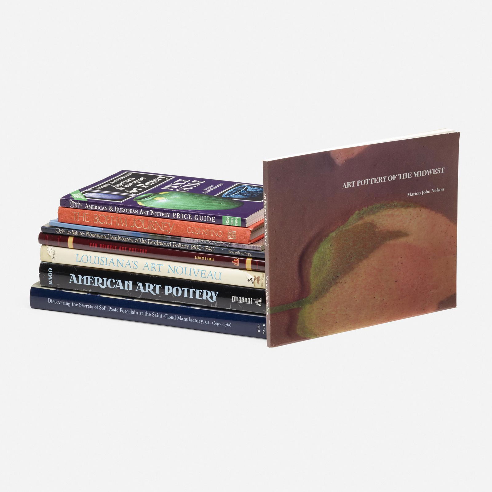 Collection of pottery and ceramic catalogs and books (1 of 2)