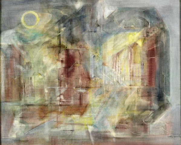 Willy Mucha (French, 1905-1995) Untitled, 1965: Willy Mucha (French, 1905-1995) Untitled, 1965; Oil on canvas (framed); Signed and dated; 25 5/8'' x 31 7/8''; Provenance: Private Collection, New York