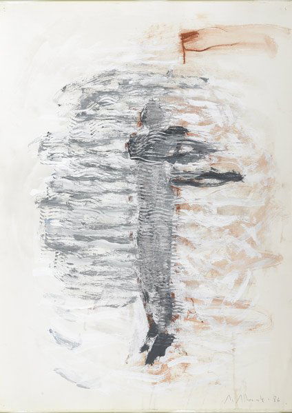 Alfonso Albacete (Spanish, b. 1950) Untitled, 1986: Alfonso Albacete (Spanish, b. 1950) Untitled, 1986; Acrylic on paper (framed); Signed and dated; 30'' x 21 1/2'' (sheet); Provenance: Private Collection, Minneapolis