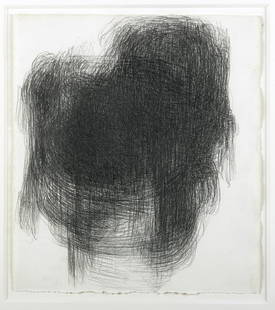 Rebecca Purdum (American, b. 1959) Two works of ar: Rebecca Purdum (American, b. 1959) Two works of art: Untitled #3 and #4, 1989; Graphite on paper (framed separately); Signed and dated; 11 1/2'' x 10'' and 11 1/2'' x 10 1/2''; Provenance: Jack Tilton