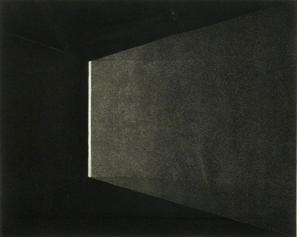 James Turrell (American, b. 1943) Untitled, 1984: James Turrell (American, b. 1943) Untitled, 1984; Aquatint (framed); Signed and numbered 8/50; 7 1/2'' x 9 1/4'' (image), 13 1/2'' x 15 3/4 (sheet); Publisher: Peter Blum Edition, New York; Provenance