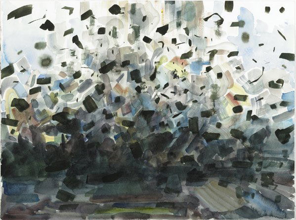 Tomory Dodge (American, b. 1974) Boredom Shot, 200: Tomory Dodge (American, b. 1974) Boredom Shot, 2005; Watercolor on paper (framed); 12'' x 16'' (sheet); Provenance: Private Collection, New York