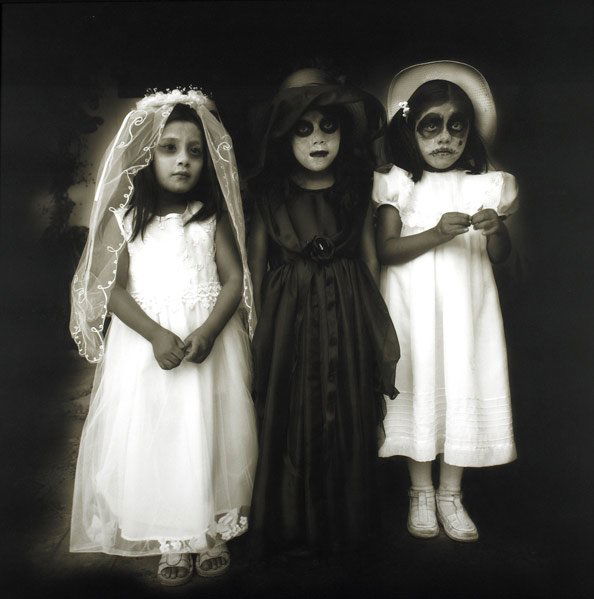 Jack Spencer (American, b. 1951) Two works of art: Jack Spencer (American, b. 1951) Two works of art: Ninas Dia de Lost Muertos; Archival digital print (framed); Edition 1/2; 41 1/2'' x 41 1/2'' (sight); Masked Men; Archival digital print (framed); Ed