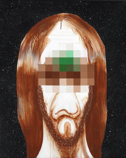 Jason Fox (American, b. 1964) Enhanced Focus, 2000: Jason Fox (American, b. 1964) Enhanced Focus, 2000; Acrylic on canvas; Signed, titled and dated; 32'' x 26''; Provenance: Feature Inc, New York; Private Collection