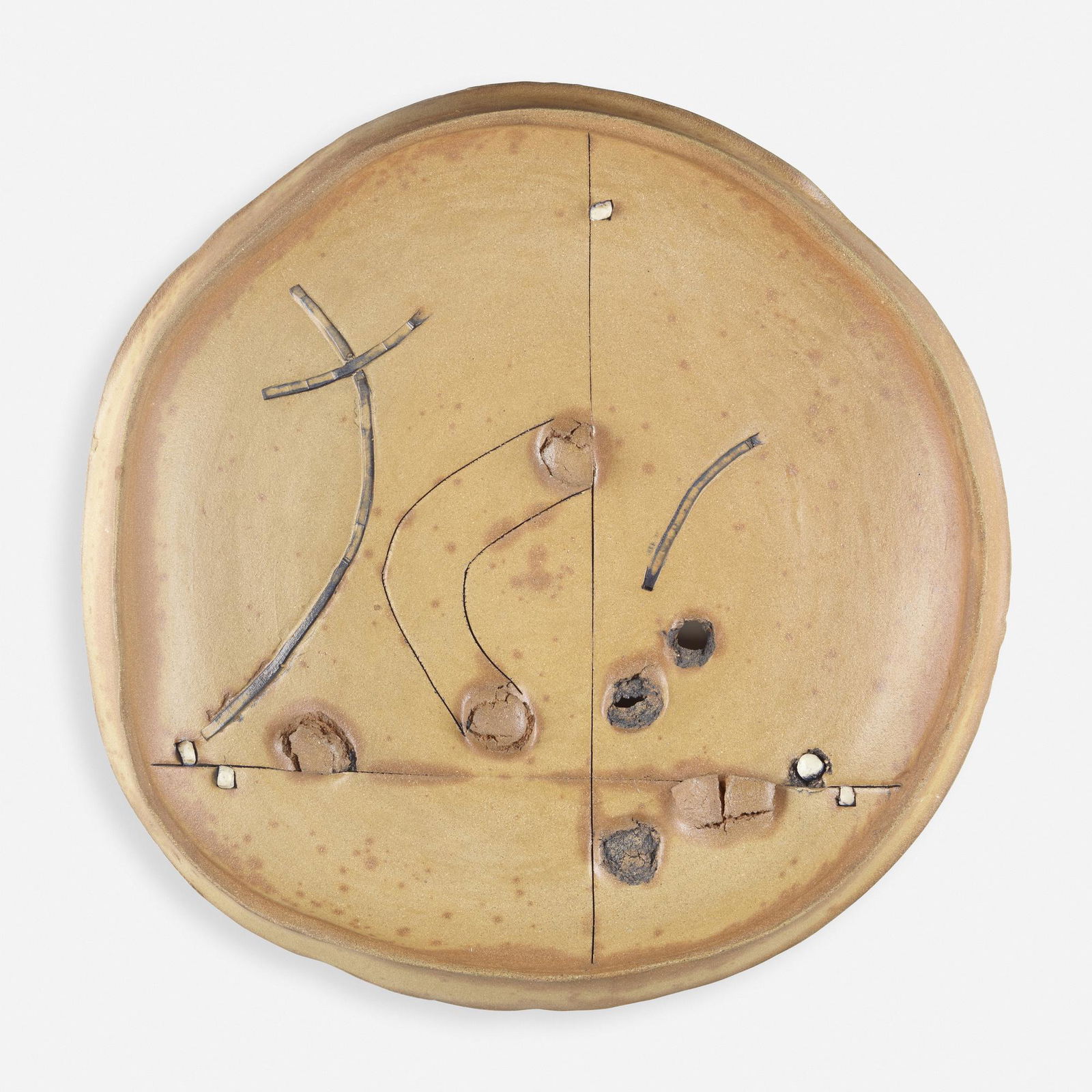 Peter Voulkos, Untitled (Plate) (1 of 2)