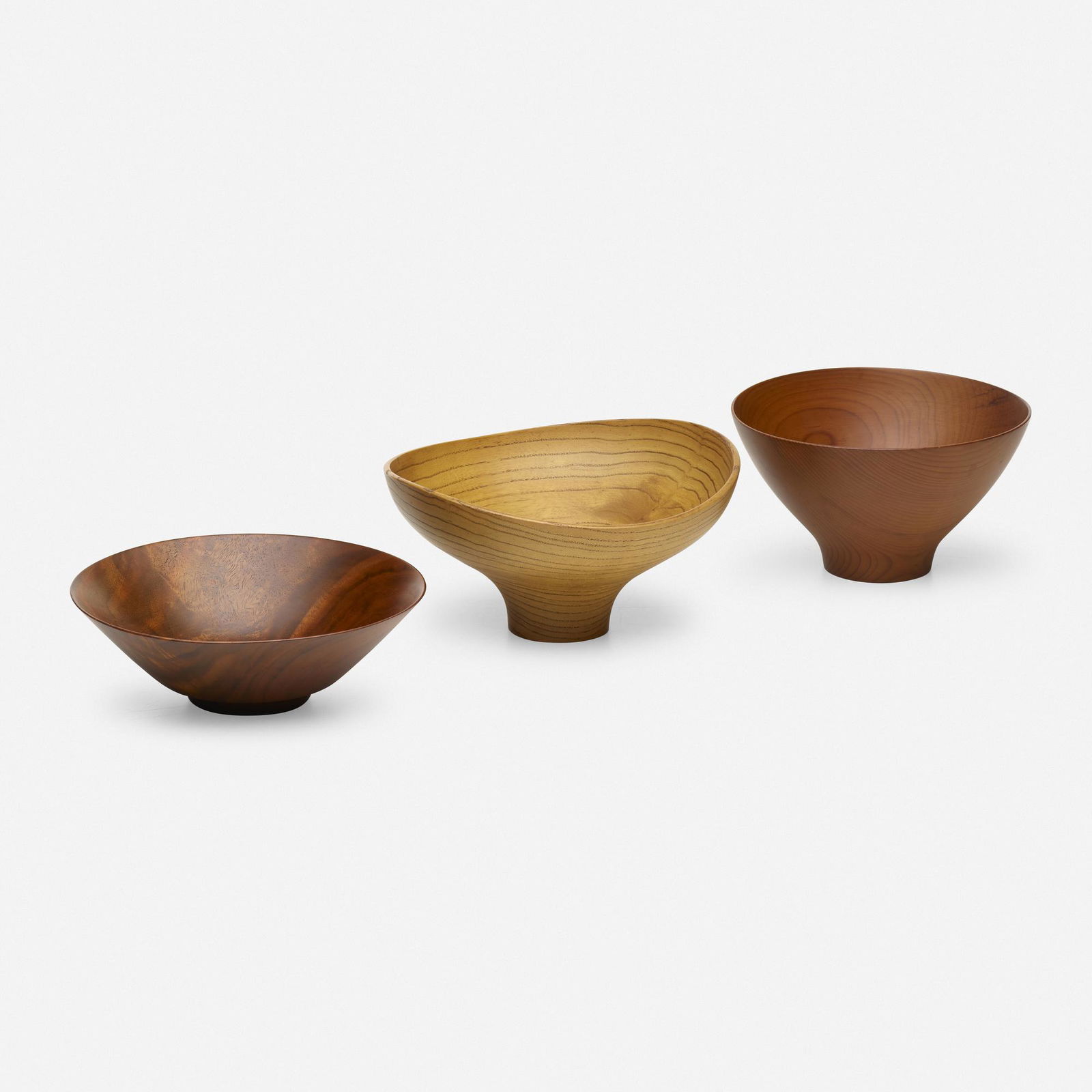 Bob Stocksdale, Collection of three bowls (1 of 6)
