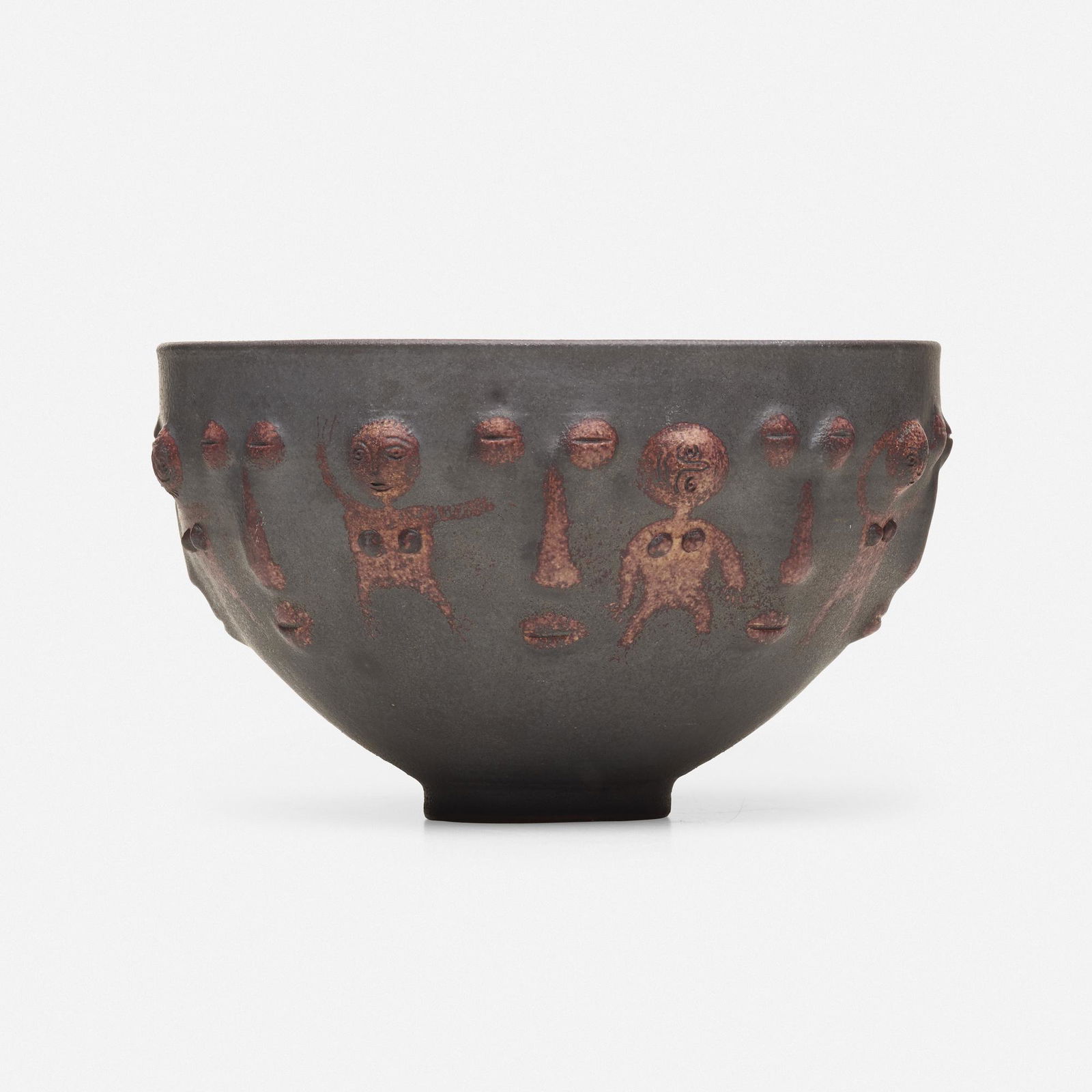 Edwin and Mary Scheier, Bowl: Edwin and Mary Scheier Bowl USA, 1998glazed stoneware 6 h × 10 dia in (15 × 25 cm) Incised signature and date to underside '98 Scheier'. Provenance: Private