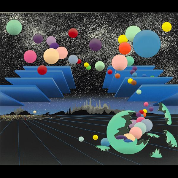STAN SOLOMAN (American, b. 1946): STAN SOLOMAN (American, b. 1946); Two serigraph editions, seventy-five copies ''After the Beginning'' and seventy-five copies ''Futureway''; 30'' x 34'' and 35'' x 30''