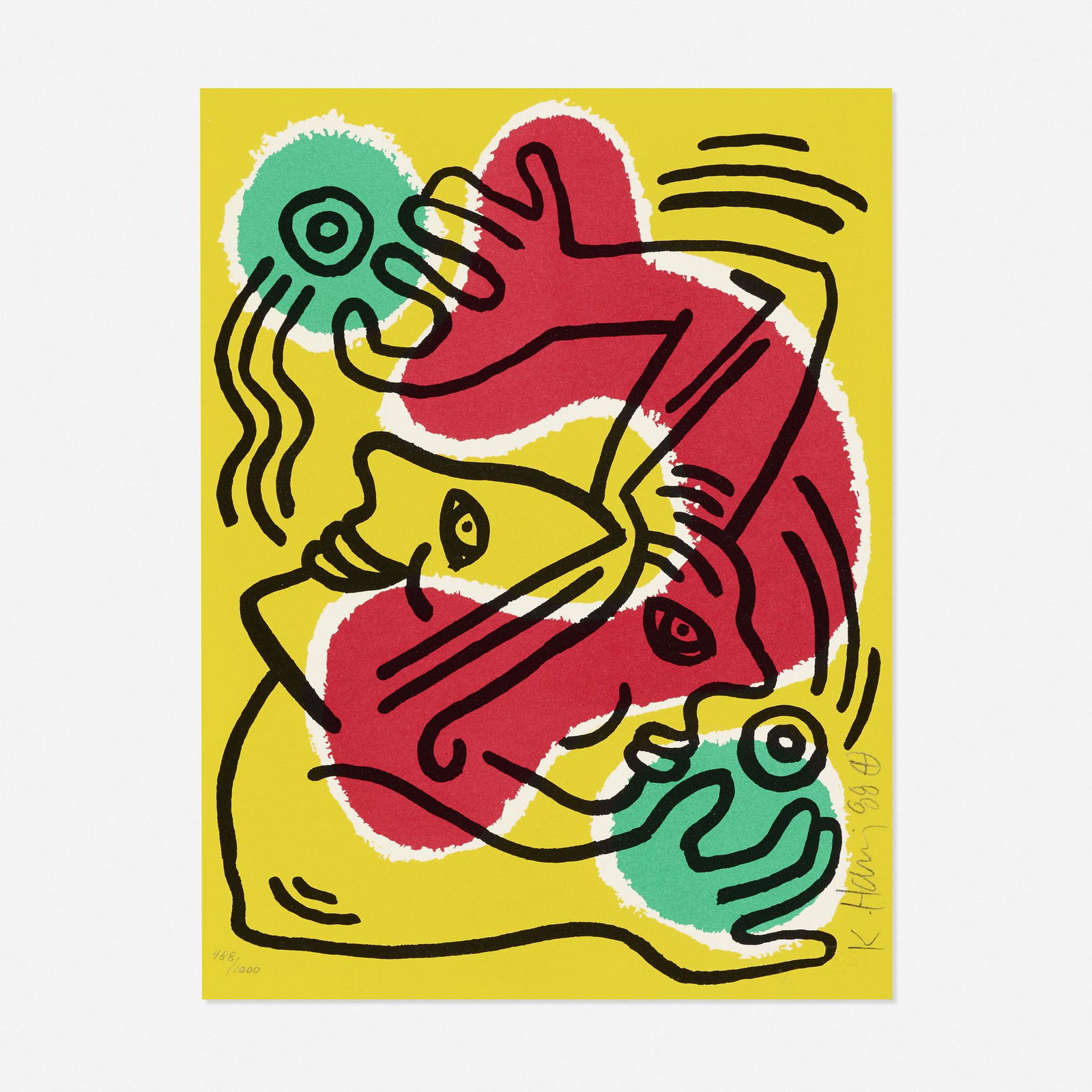 Keith Haring, International Volunteer Day (1 of 2)