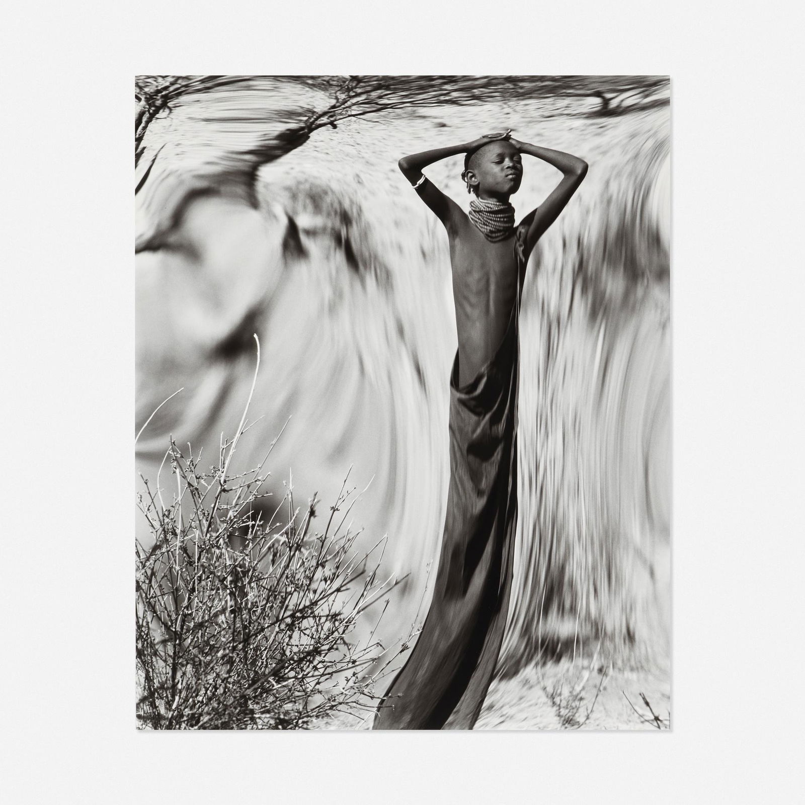 Elisabeth Sunday, Dreamchild, The Turkana, Kenya: Elisabeth Sunday Dreamchild, The Turkana, Kenya 1988gold-toned gelatin silver print sheet: 23.75 h × 20 w in (60 × 51 cm) image: 21.25 h × 17.5 w in (54 × 44 cm) Sig